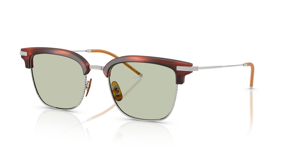 Oliver Peoples TK-12 with Tuscany Tortoise/Brushed Silver frame