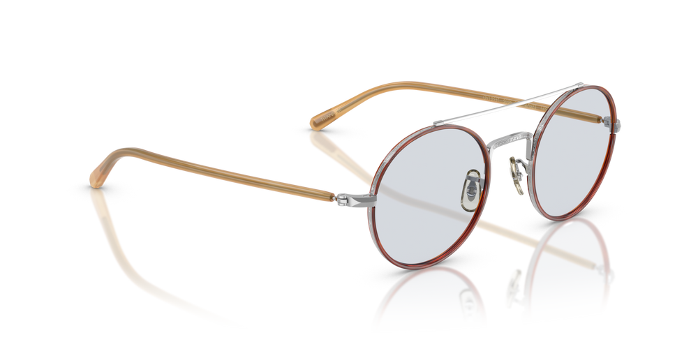 Oliver Peoples Etlin の シルバー/アンバー フレーム - 画像 3