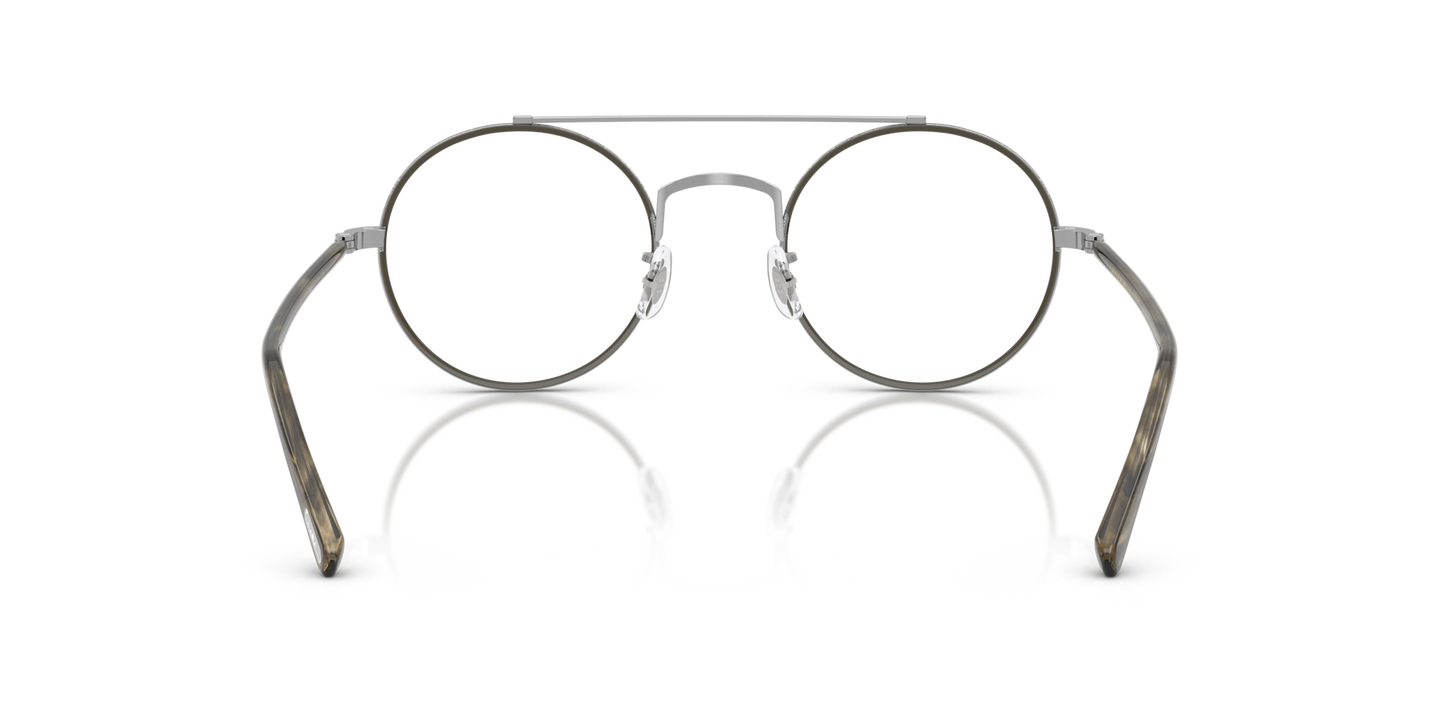 Oliver Peoples Etlin con montatura Silver/Olive - Immagine Naselli