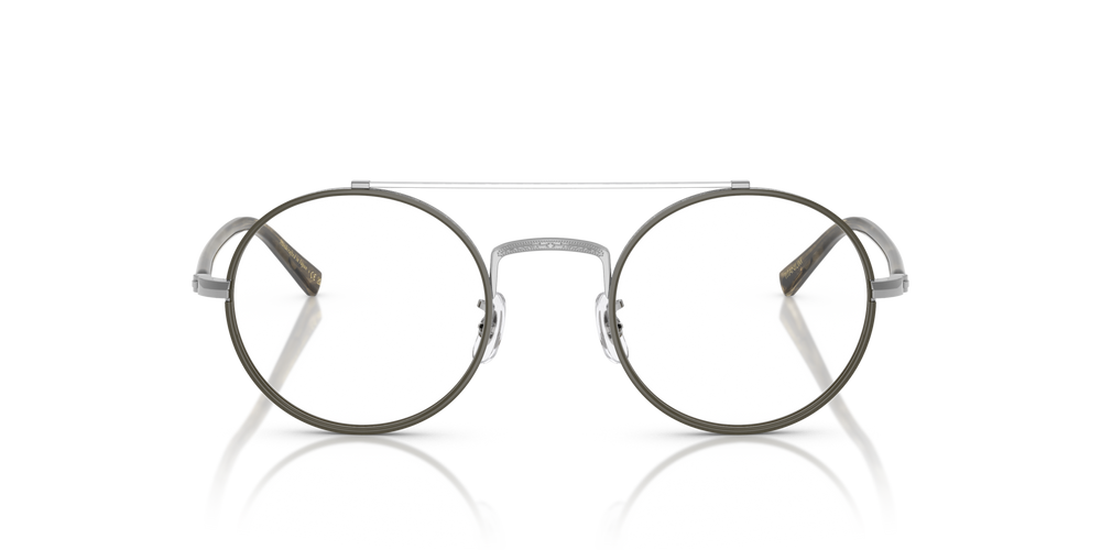 Oliver Peoples Etlin の Silver/Olive フレーム - 画像 2