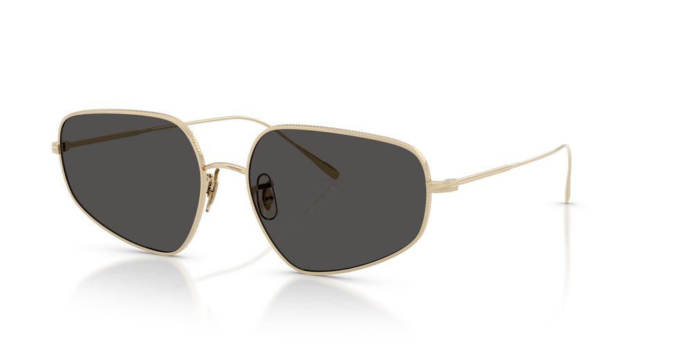 Sie Oliver Peoples Eylla mit Gold Gestell und Grau Gläsern - Das Bild 4