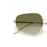Sie Oliver Peoples Eylla mit Gold Gestell und Grün Gläsern - Variant