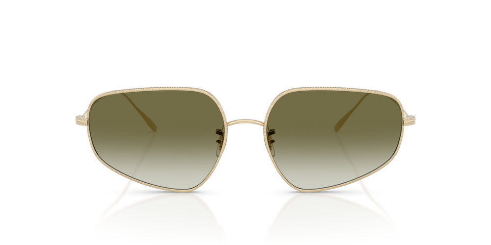Oliver Peoples Eylla with Gold frame and Green lenses - image 2
