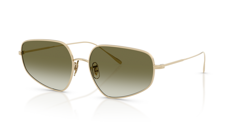 Oliver Peoples Eylla with Gold frame and Green lenses - image 4