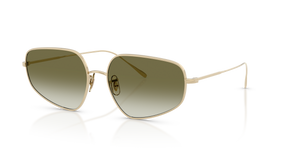 Oliver Peoples Eylla with Gold frame and Green lenses - image 1