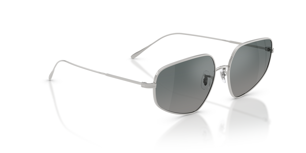 Sie Oliver Peoples Eylla mit Silber Gestell und Grau Gläsern - Das Bild 3