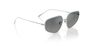 Sie Oliver Peoples Eylla mit Silber Gestell und Grau Gläsern - Das Bild 3