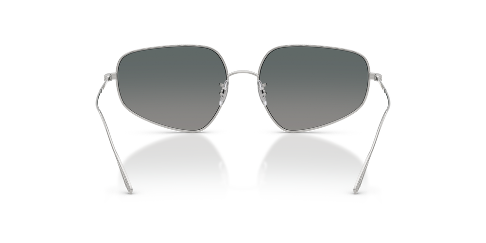 Sie Oliver Peoples Eylla mit Silber Gestell und Grau Gläsern - Das Bild 5