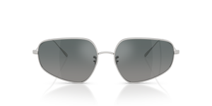 Oliver Peoples Eylla avec une monture Argent et des verres Gris - L'image 2