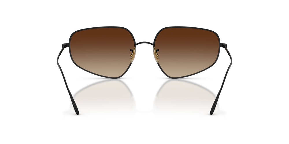 Oliver Peoples Eylla con montura Negro Mate y lentes Marrón - El 5