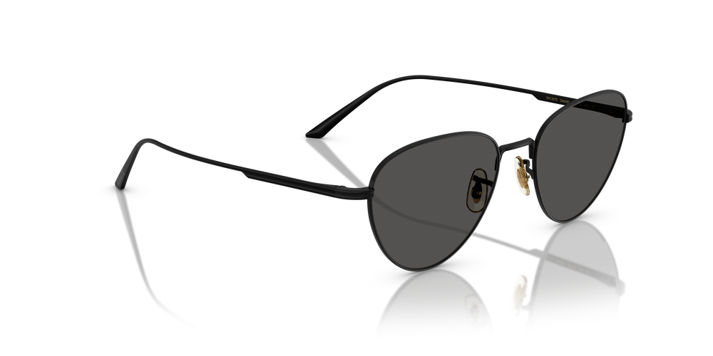 Oliver Peoples 1991C con montatura Nero Opaco e lenti  Grigio - L'immagine 3