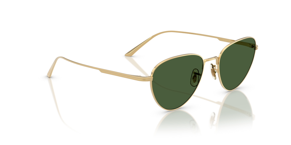 Sie Oliver Peoples 1991C mit Gold Gestell und Grün Gläsern - Bild 3