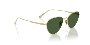 Sie Oliver Peoples 1991C mit Gold Gestell und Grün Gläsern - Bild 3