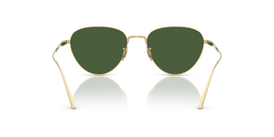 Oliver Peoples 1991C、ゴールドフレーム、グリーンレンズ - 画像 5