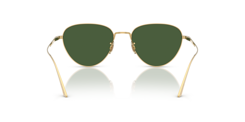 Sie Oliver Peoples 1991C mit Gold Gestell und Grün Gläsern - Bild 5