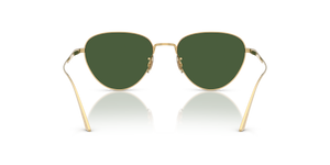 Sie Oliver Peoples 1991C mit Gold Gestell und Grün Gläsern - Bild 5