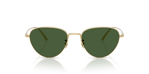 Oliver Peoples 1991C with Gold frame and Green lenses - image 2