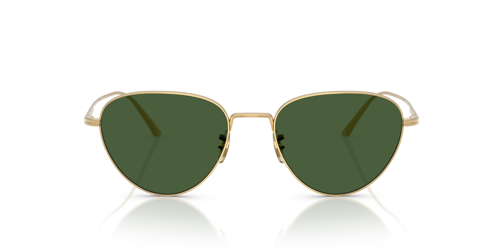 Sie Oliver Peoples 1991C mit Gold Gestell und Grün Gläsern - Das Bild 2