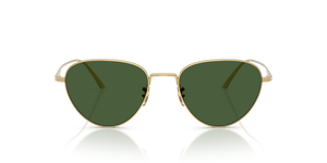 Sie Oliver Peoples 1991C mit Gold Gestell und Grün Gläsern - Das Bild 2