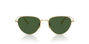 Oliver Peoples 1991C、ゴールドフレーム、グリーンレンズ - 画像 2