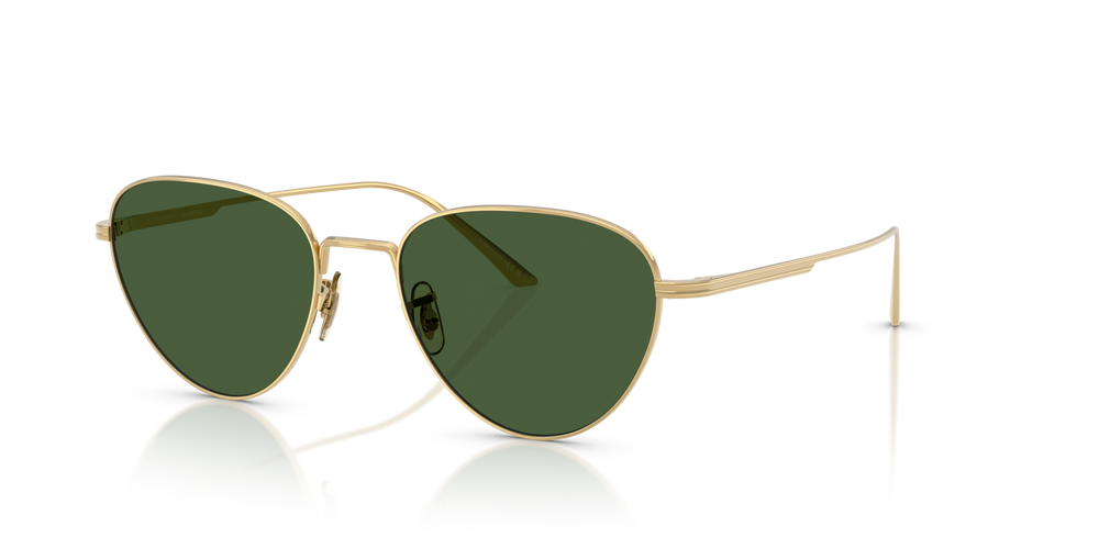 Oliver Peoples 1991C with Gold frame and Green lenses - image 1