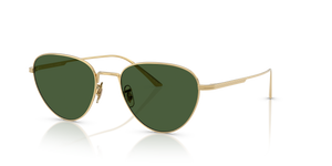 Sie Oliver Peoples 1991C mit Gold Gestell und Grün Gläsern - Das Bild 1
