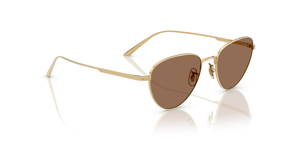 Oliver Peoples 1991C con montatura Oro e lenti  Marrone - L'immagine 3