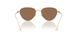 Oliver Peoples 1991C con montatura Oro e lenti  Marrone - L'immagine 5
