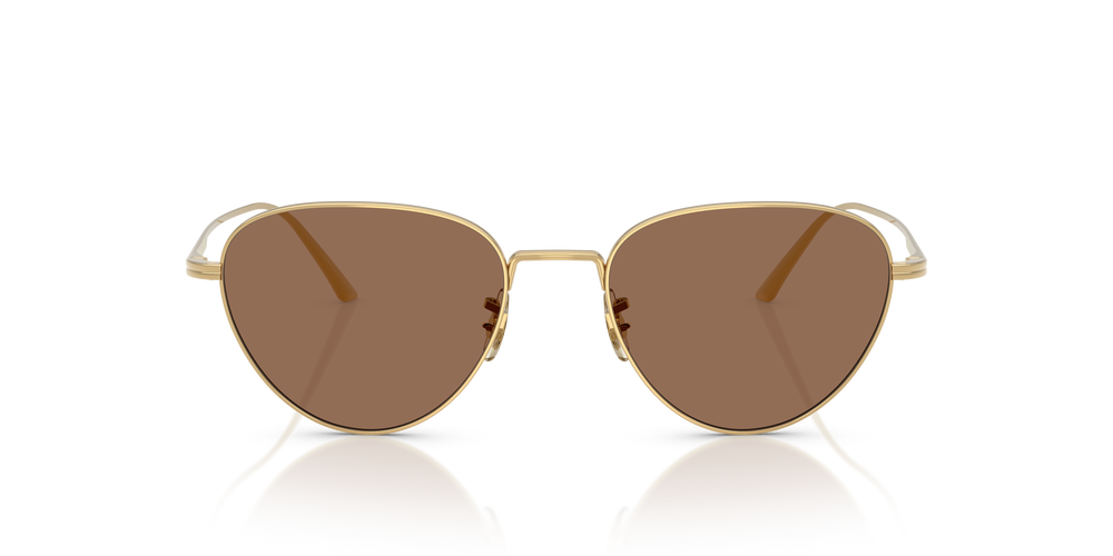 Oliver Peoples 1991C con montatura Oro e lenti  Marrone - L'immagine 2