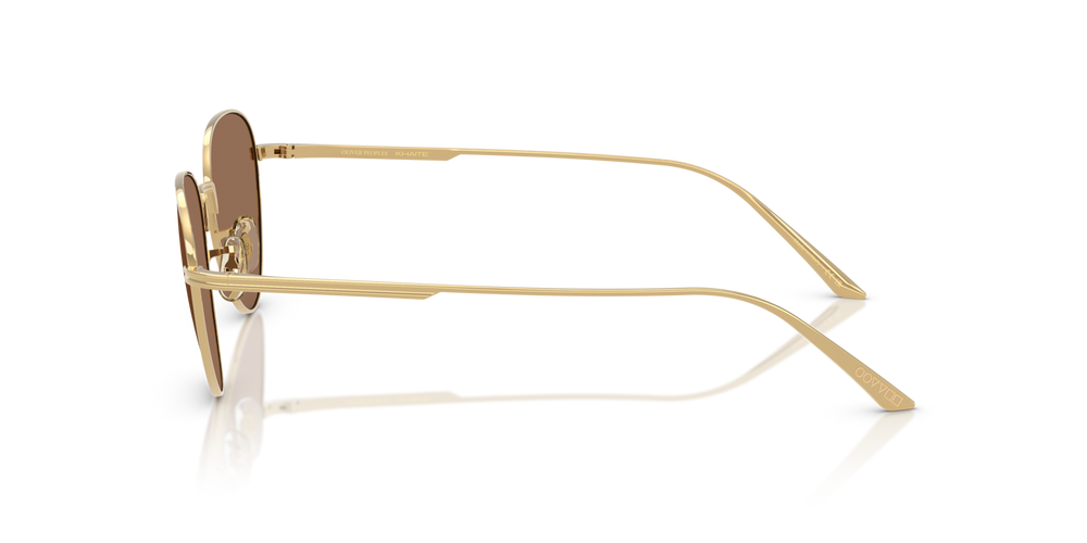 Oliver Peoples 1991C with Gold frame and Brown lenses - image 4