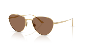 Oliver Peoples 1991C with Gold frame and Brown lenses - image 1