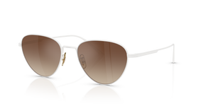 Oliver Peoples 1991C with White frame and Brown lenses - image 1