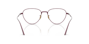 Oliver Peoples 1991RX con montura Rojo burdeos satinado - El 5