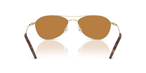 Oliver Peoples Aero II with Gold frame and Brown lenses - image 5