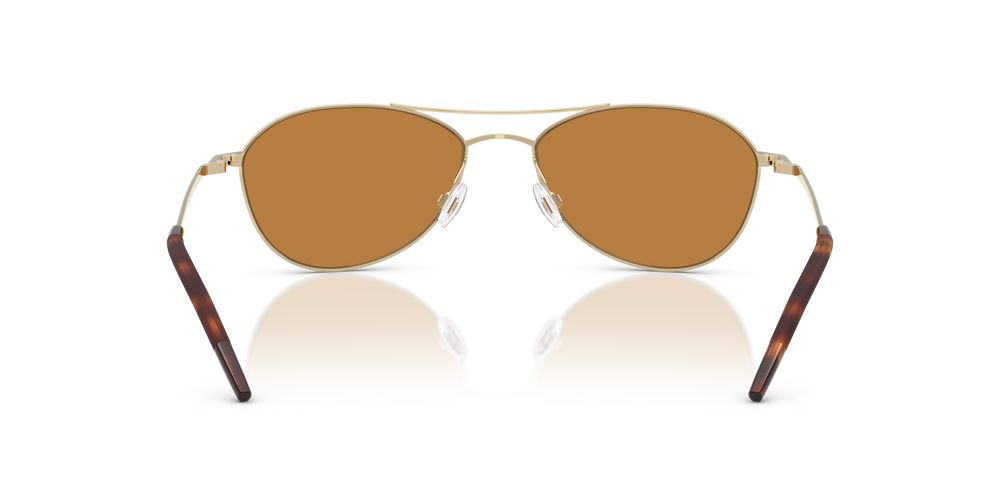 Sie Oliver Peoples Aero II mit Gold Gestell und Braun Gläsern - Das Bild 5