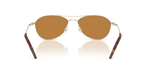Oliver Peoples Aero II with Gold frame and Brown lenses - image 5