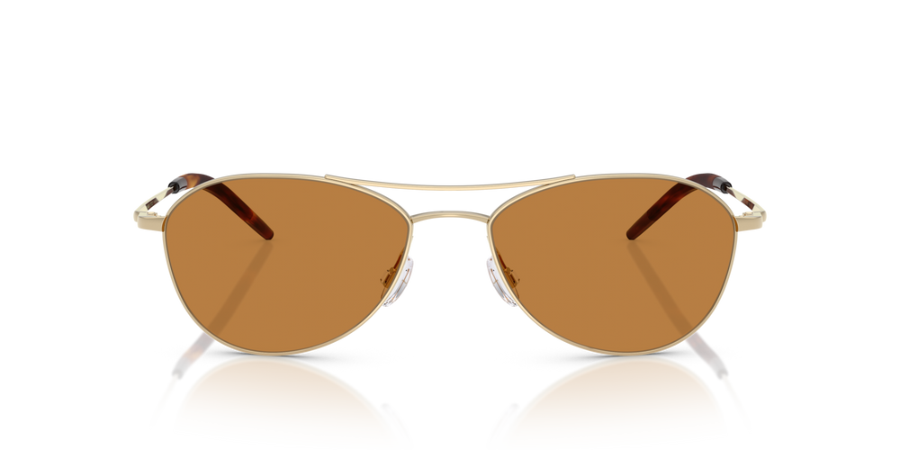 Oliver Peoples Aero II with Gold frame and Brown lenses - image 2