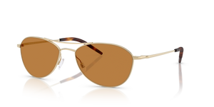 Oliver Peoples Aero II with Gold frame and Brown lenses - image 1