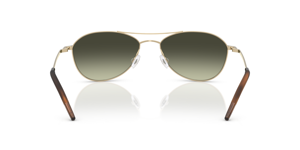 Oliver Peoples Aero II con montatura Oro e lenti  Verde - L'immagine 5