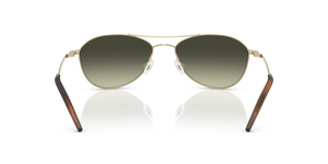 Oliver Peoples Aero II con montatura Oro e lenti  Verde - L'immagine 5