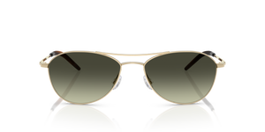 Oliver Peoples Aero II con montatura Oro e lenti  Verde - immagine 2