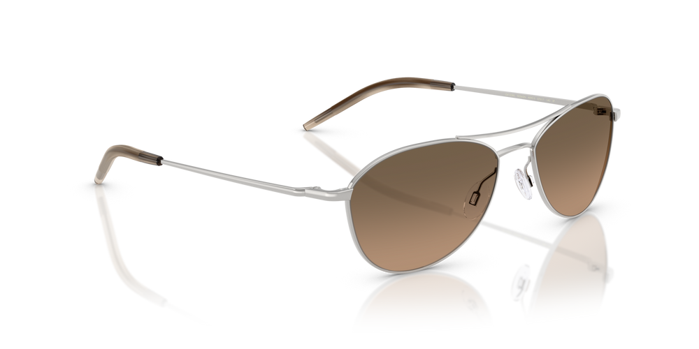 Oliver Peoples Aero II with Silver frame and Brown lenses - image 3
