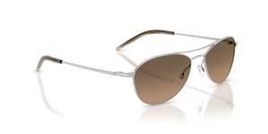 Oliver Peoples Aero II with Silver frame and Brown lenses - image 3