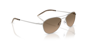 Sie Oliver Peoples Aero II mit Silber Gestell und Braun Gläsern - bild 3