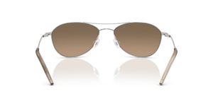 Sie Oliver Peoples Aero II mit Silber Gestell und Braun Gläsern - bild 5