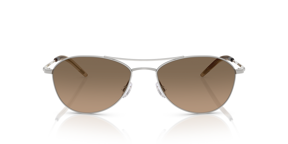 Oliver Peoples Aero II con montatura Argento e lenti  Marrone - L'immagine 2