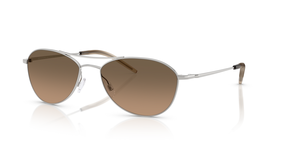 Oliver Peoples Aero II with Silver frame and Brown lenses - image 3