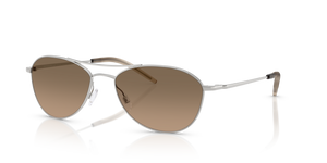 Sie Oliver Peoples Aero II mit Silber Gestell und Braun Gläsern - bild 1