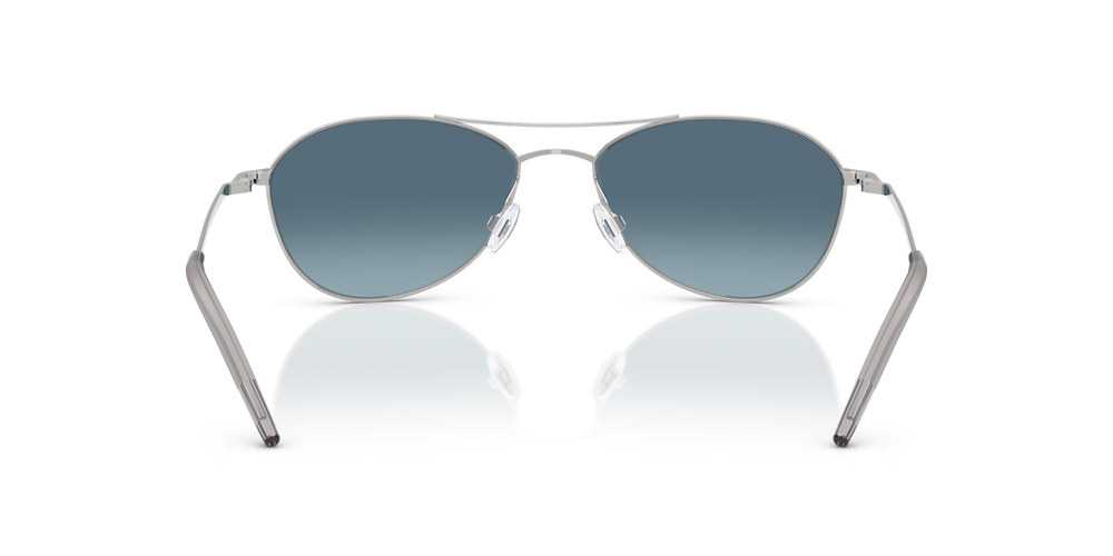 Oliver Peoples Aero II con montura Plateado y lentes Azul - El 5