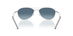 Oliver Peoples Aero II con montatura Argento e lenti  Blu - immagine 5
